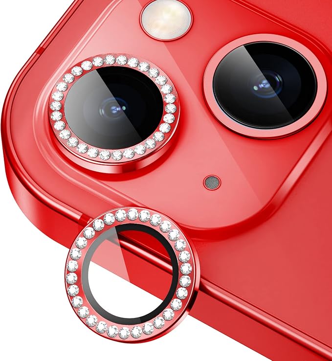 for iPhone 14 / iPhone 14 Plus Camera Lens Protector Bling, 9H Hardness