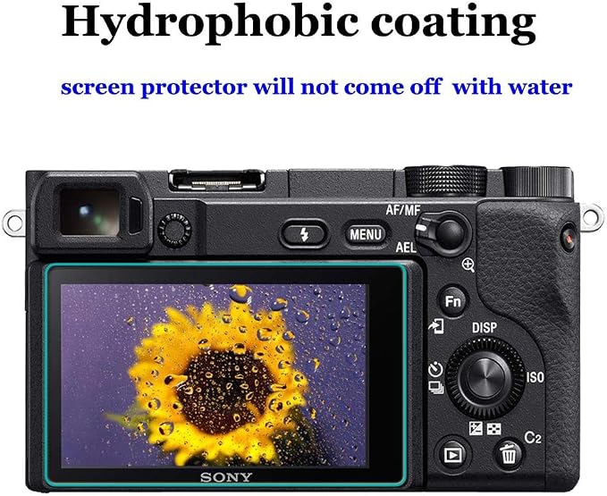 ULBTER A1 Screen Protector for Sony Alpha 1 / A1 Camera & Hot Shoe Cover 0.3mm