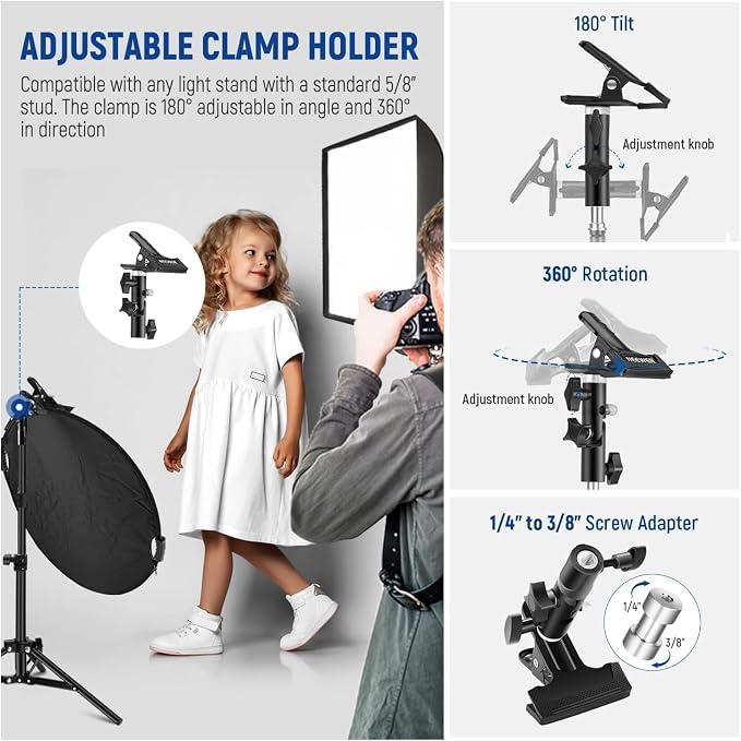 NEEWER 22"/56cm 5 in 1 Light Reflector