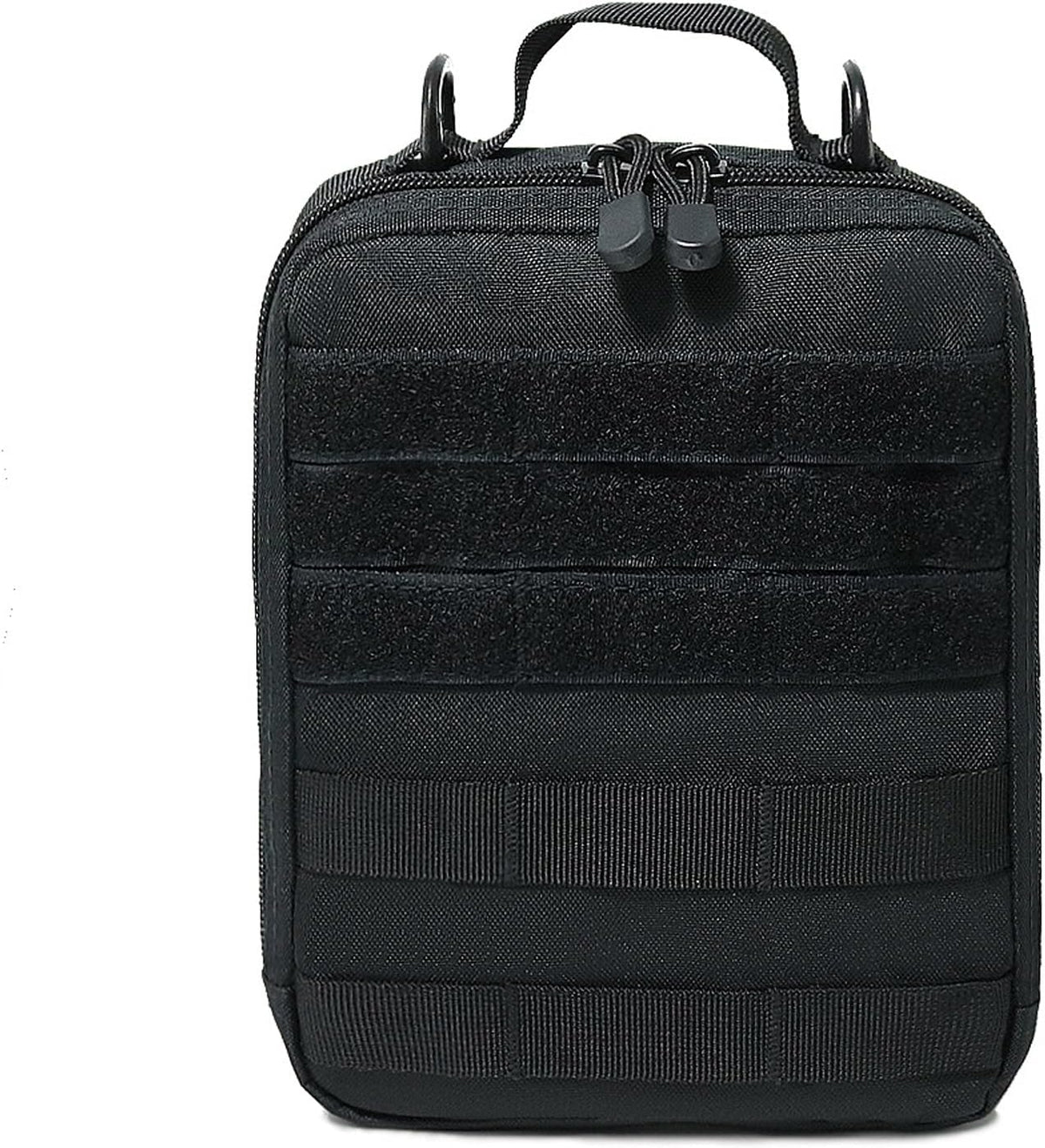 Skiennix Tactical Molle Pouch - Compact Black Camo EDC Utility Gear for Military Carry