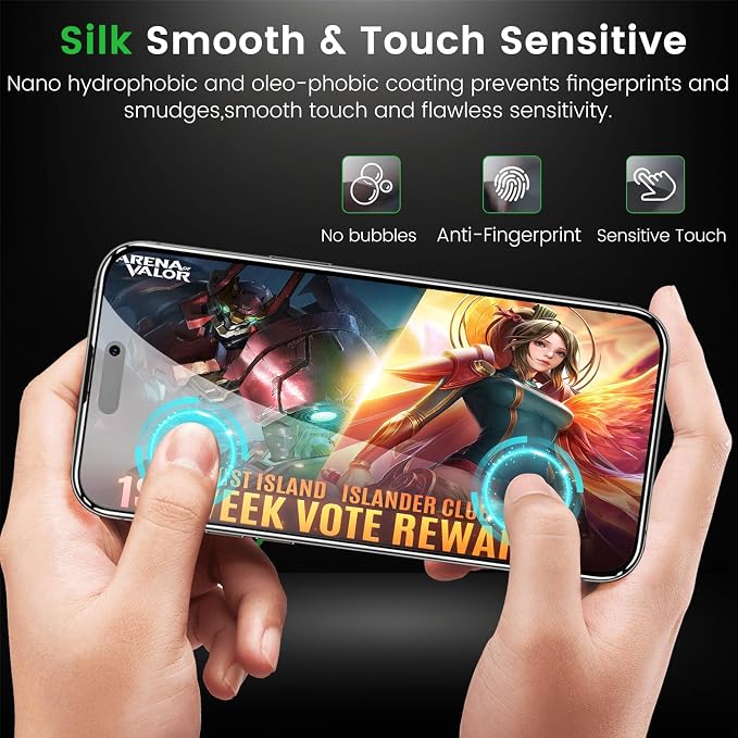 Romkasi 4 Pack Privacy Screen Protector