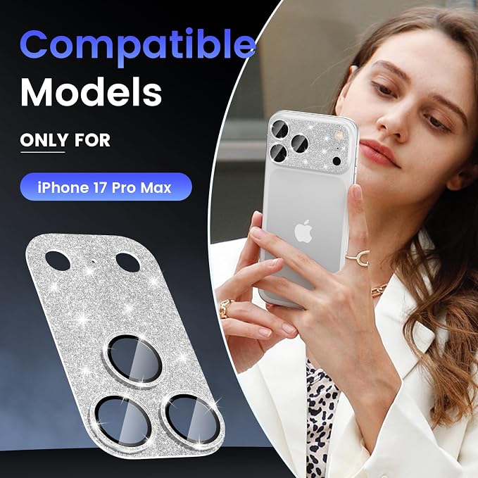 Tensea for iPhone 17 Pro Max Camera Lens Protector, Metal Aluminum Alloy