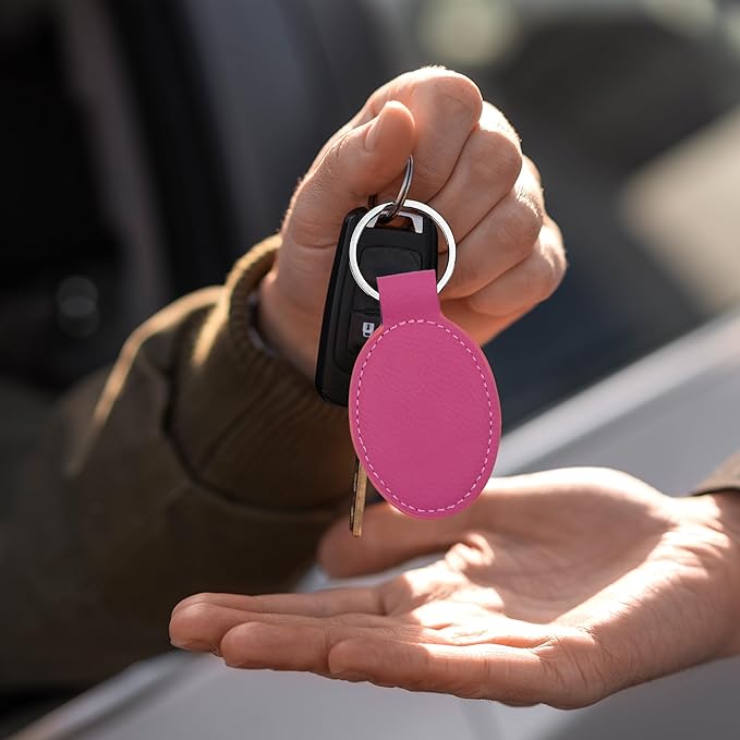 LaserGram Oval Keychain, Water Polo, Personalized Engraving Included