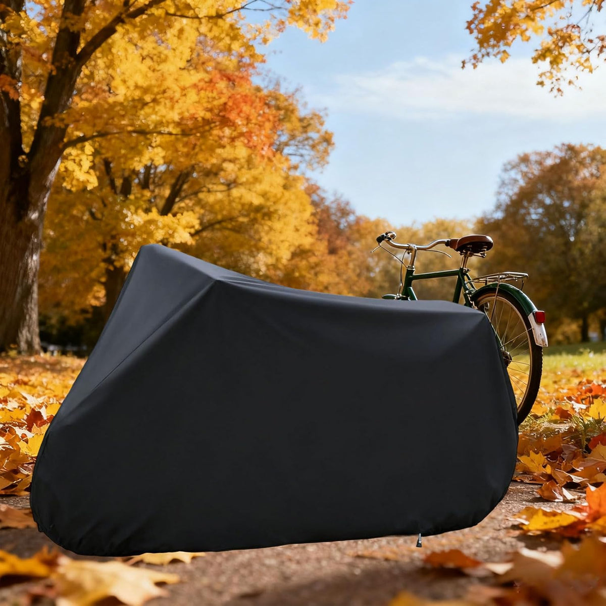 Skiennix Waterproof Bike Cover - 2XL Outdoor Storage for 2 or 3 Bikes | Rain, Snow & Dust Resistant