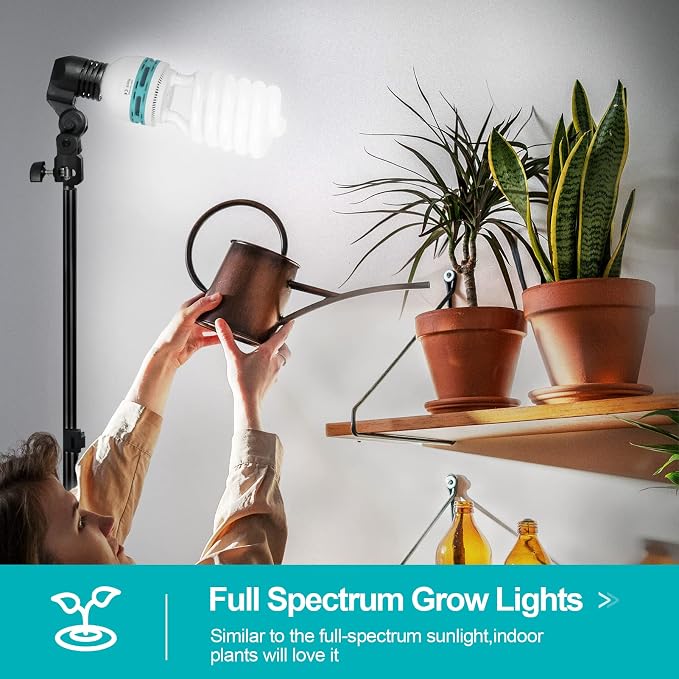 EMART Full Spectrum Light Bulb, 105W Spiral CFL 5500k Daylight