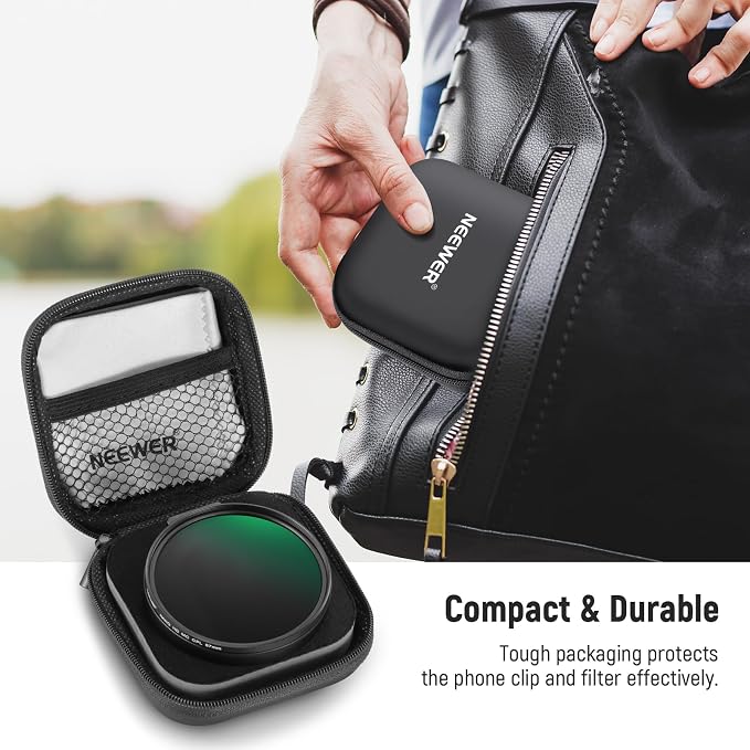 NEEWER 67mm CPL Filter for Phone, Circular Polarizing Camera Lens Filter