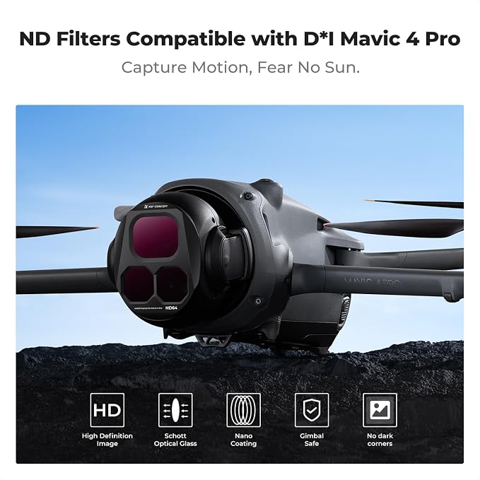 K&F CONCEPT Upgrade ND/PL Filter Sets Compatible