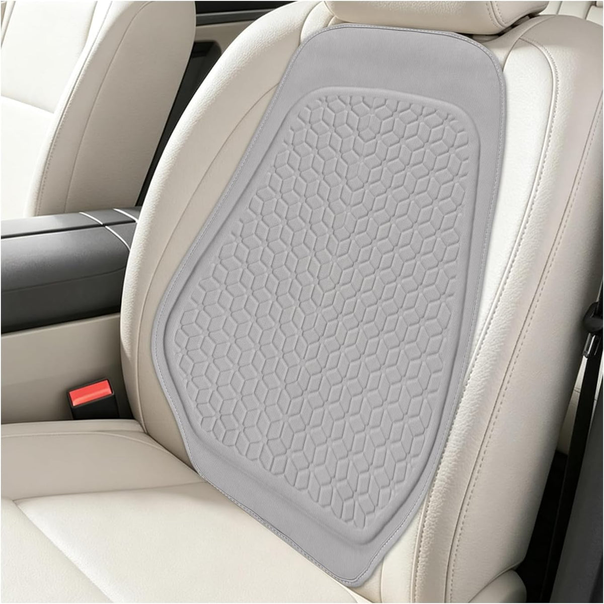 Gel Car Seat Cushion, Non-Slip Front Seat Bottom Cushion Pad, Gray