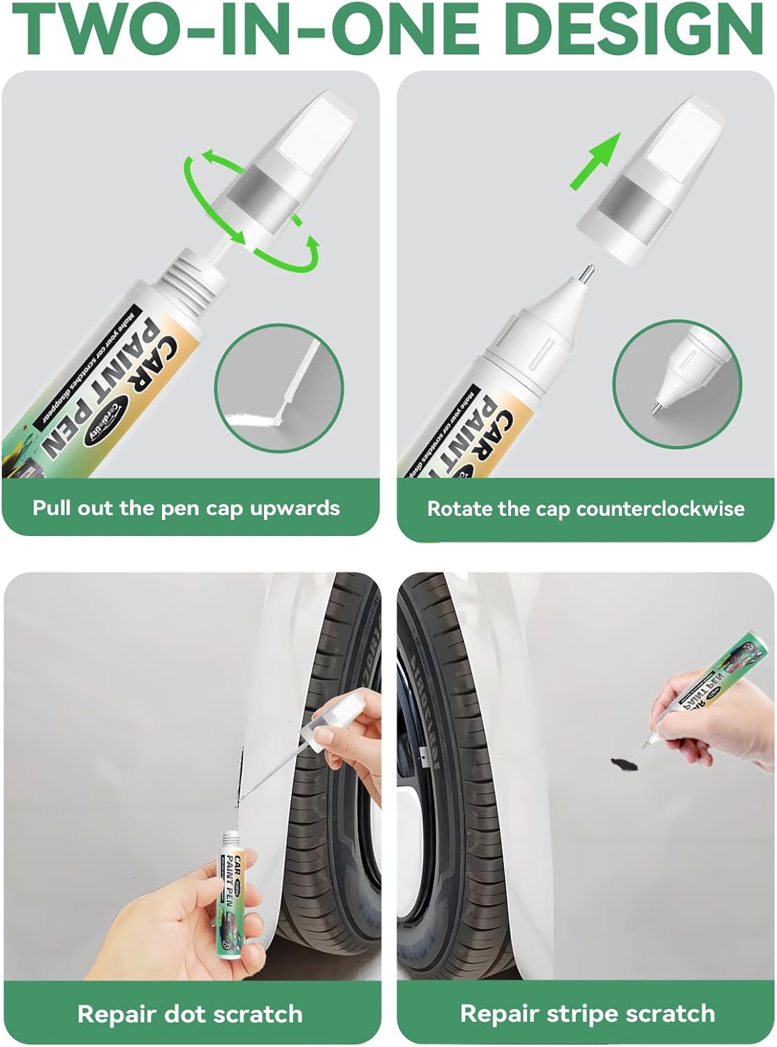 Urban Gray Pearl(NH-912P) Touch Up Paint Pen for Honda,Car Paint Scratch Repair Pen Quick and Easy Fix Auto Paint Scratch