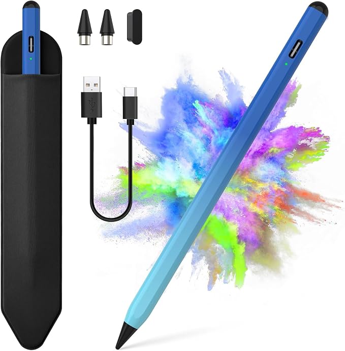 Stylus Pen for iOS&Android Touch Screens, Active Pencil for Samsung, Smart