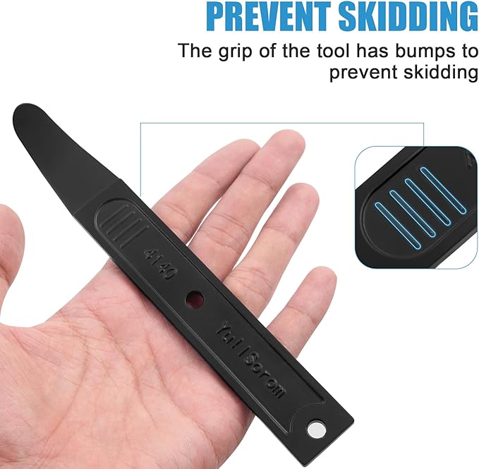 4140 Pry Tool,Pry Bar Trim Removal Tool,Pocket Pry Bar,Automotive Trim Removal Tool Kit,Aircraft Trim Removal Pry Tool,Interior and Exterior Trim Removal Kit for Planes