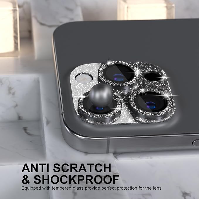 Choiche Compatible for iPhone 16 Pro/iPhone 16 Pro Max Camera Lens Protector