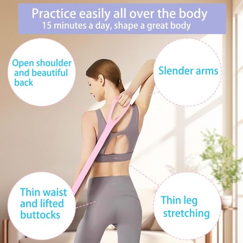 Figure 8 Resistance Bands - Versatile Yoga & Pilates Equipment for Strength Training | 3 Pack