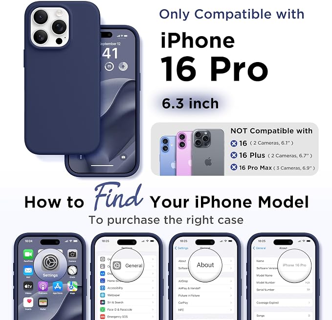 GolbinBox Magnetic for iPhone 16 Pro Case, Compatible