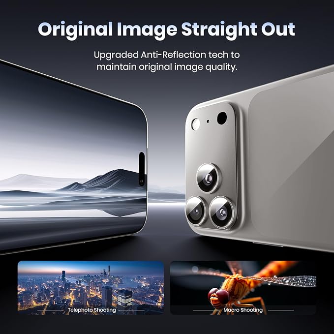 Hoerrye for iPhone 17 Pro Max Camera Lens Protector