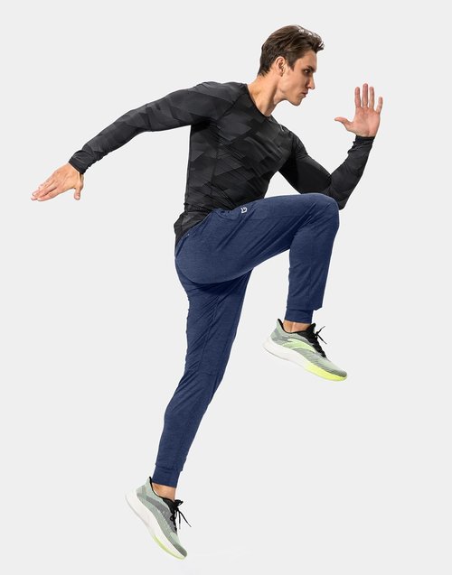 G Gradual Men's Athletic Sweatpants - Zipper Pockets for Running & Workout | Comfortable Joggers