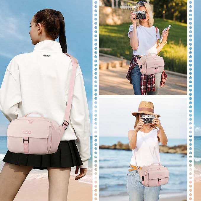 MOSISO Camera Shoulder Bag Case Crossbody Sling Purse, DSLR/SLR/Mirrorless