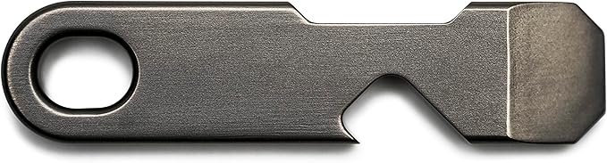 QuickPry Mini Pry Bar Everyday Carry Pry Bar Tool, For Camping, Cleaning, And Simple Everyday Tasks, Keychain Carry Tool Black