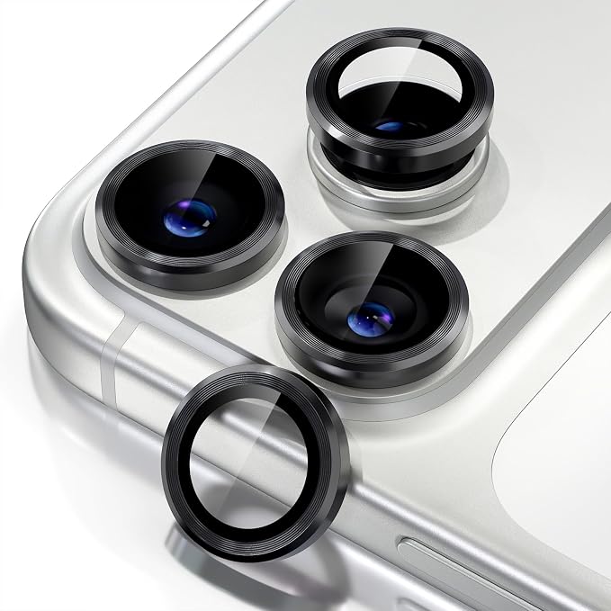 Misea Compatible for iPhone 17 Pro/iPhone 17 Pro Max Camera Lens Protector