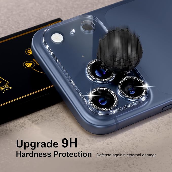 for 6 Pack iPhone 17 Pro Max Camera Lens Protector 9H Tempered Glass Camera