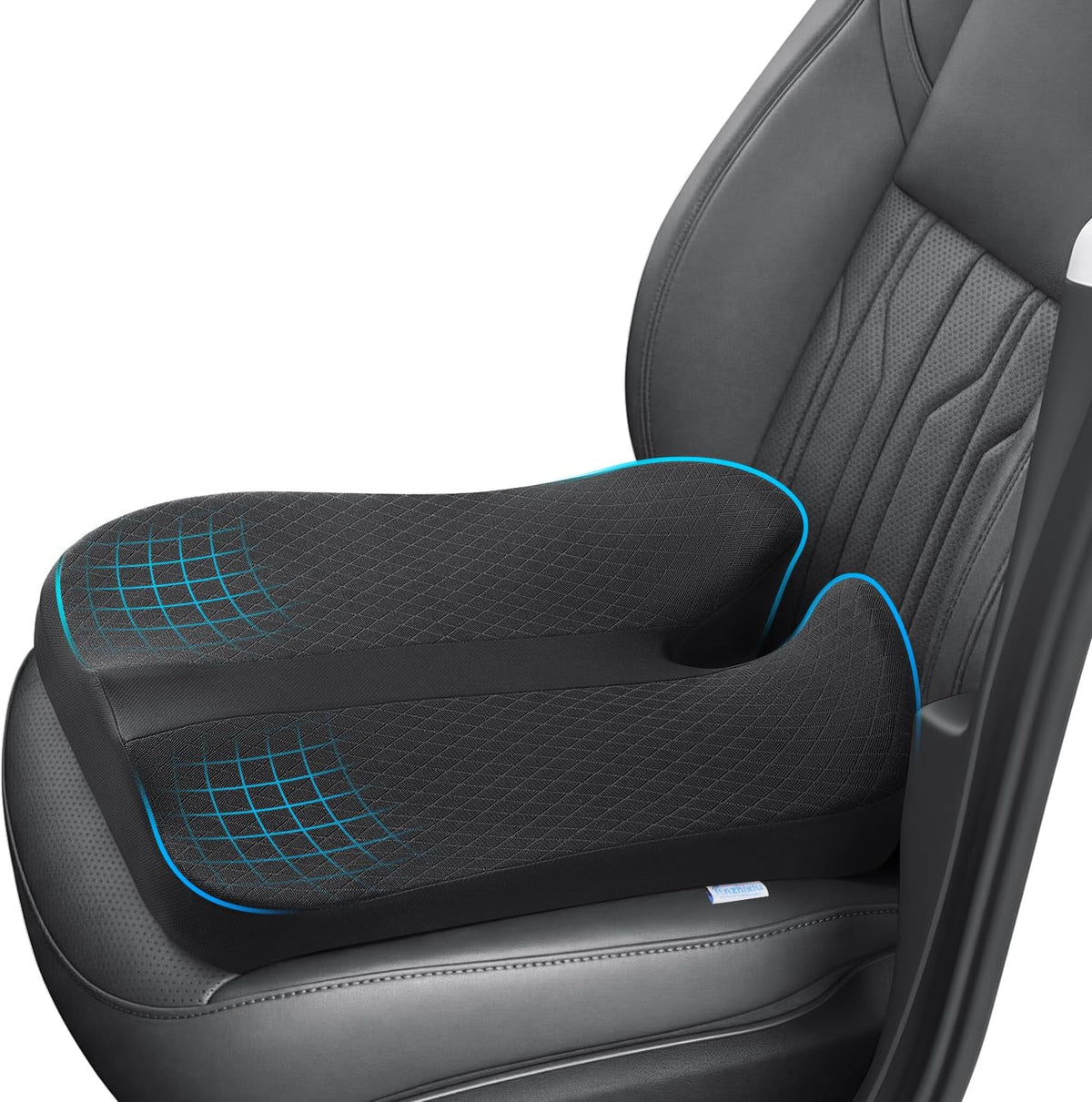 anzhixiu Elevated Car Seat Cushion for Improved View- Gray