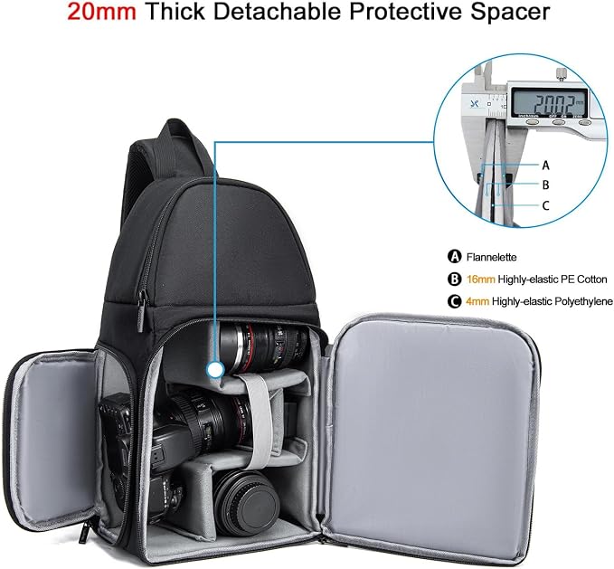 CADeN Camera Bag Sling Backpack