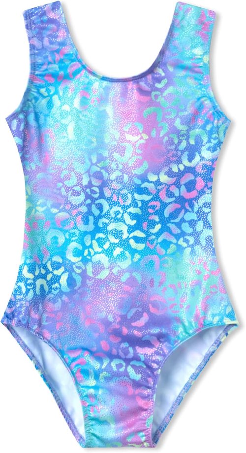 Domusgo Gymnastics Leotards - Sparkly One-Piece Tumbling Outfit for Girls | Perfect Fit & Style