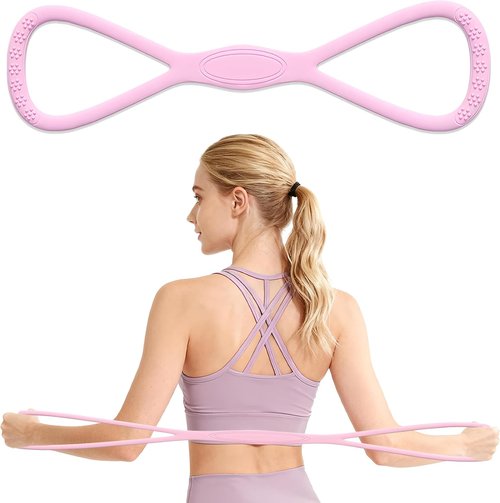 Figure 8 Fitness Resistance Band - Versatile Elastic Bands for Leg, Glute & Arm Training | Home Gym Equipment