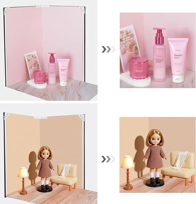 Photo Backdrop Small Product Photography: 12pcs/24color Tabletop Paper