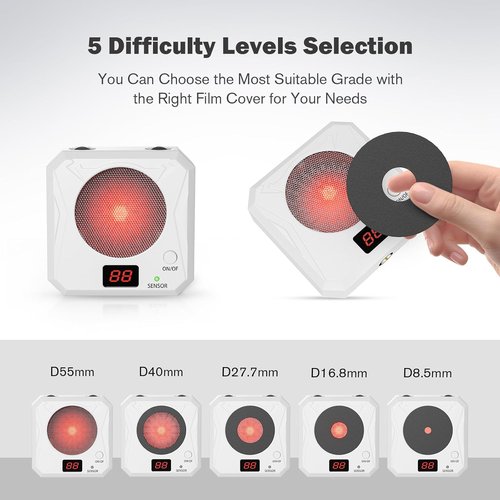 9mm Laser Training Cartridge Kit - Mute Mode Dry Fire System with Rechargeable Target | 5 Difficulty Levels