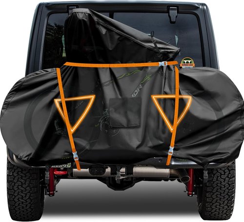 Neverland Bike Cover - Waterproof Outdoor Storage for 2 Bikes | Durable 600D Oxford Material, Reflective Design