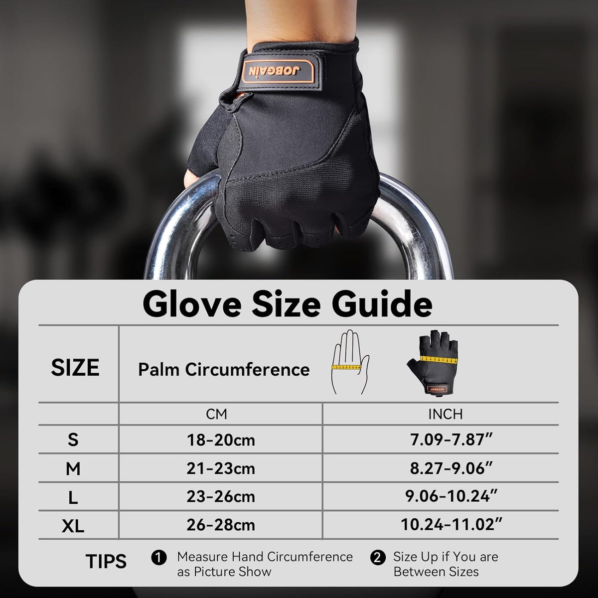 Skiennix Workout Gloves - Breathable Weight Lifting Gloves with Grip & Shock Absorption | Full Palm Protection for Gym & Fitness