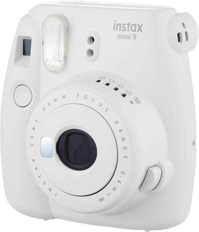 Fujifilm Instax Mini 9 Instant Camera, Smokey White