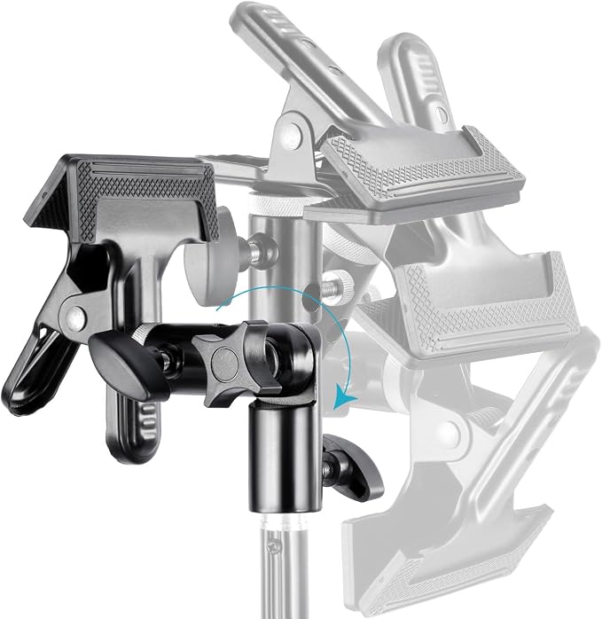 Neewer 2 PCS Photo Studio Heavy Duty Metal Clamp Holder
