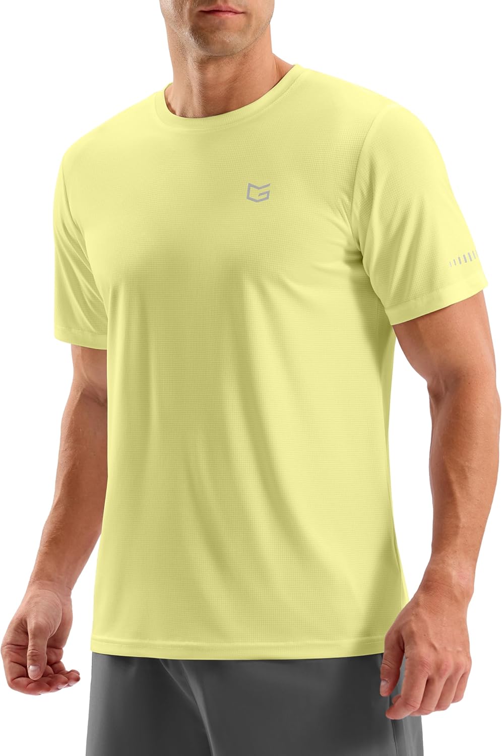 Skiennix Men's Breathable UPF 50+ Workout T-Shirt - Lightweight Cooling Tee for Running & Hiking