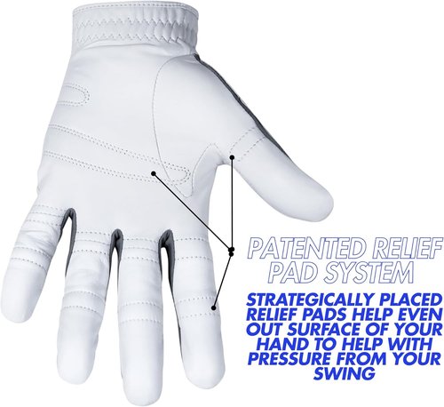 Bionic Men's Golf Glove - Performance Grip Pro in Premium Leather for Enhanced Comfort