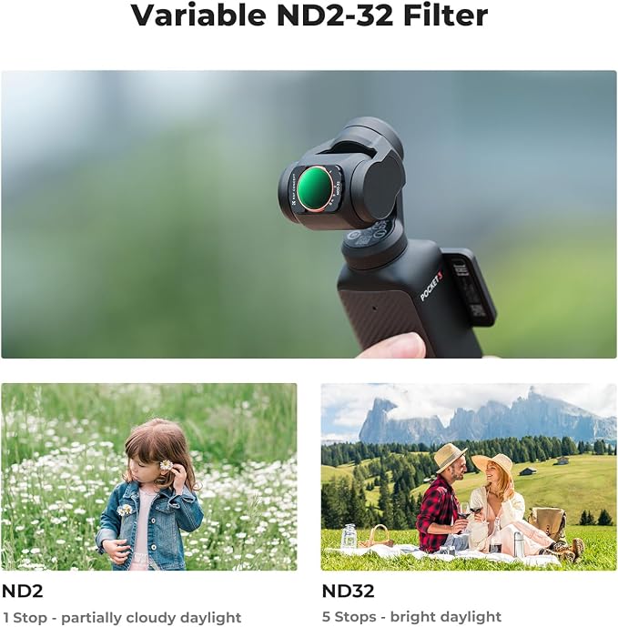 K&F CONCEPT FSD05 Magnetic Effect & ND & CPL Filter Set Compatible