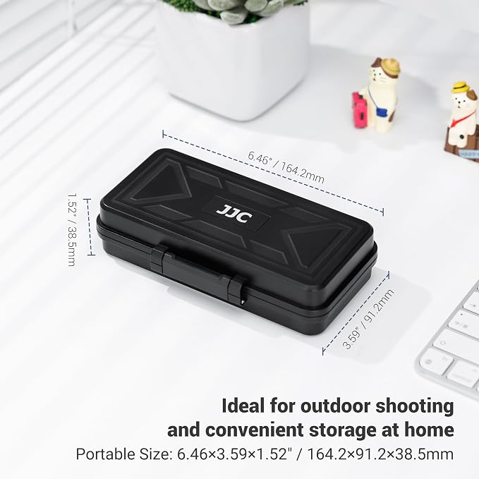 JJC Camera Battery SD Card Case