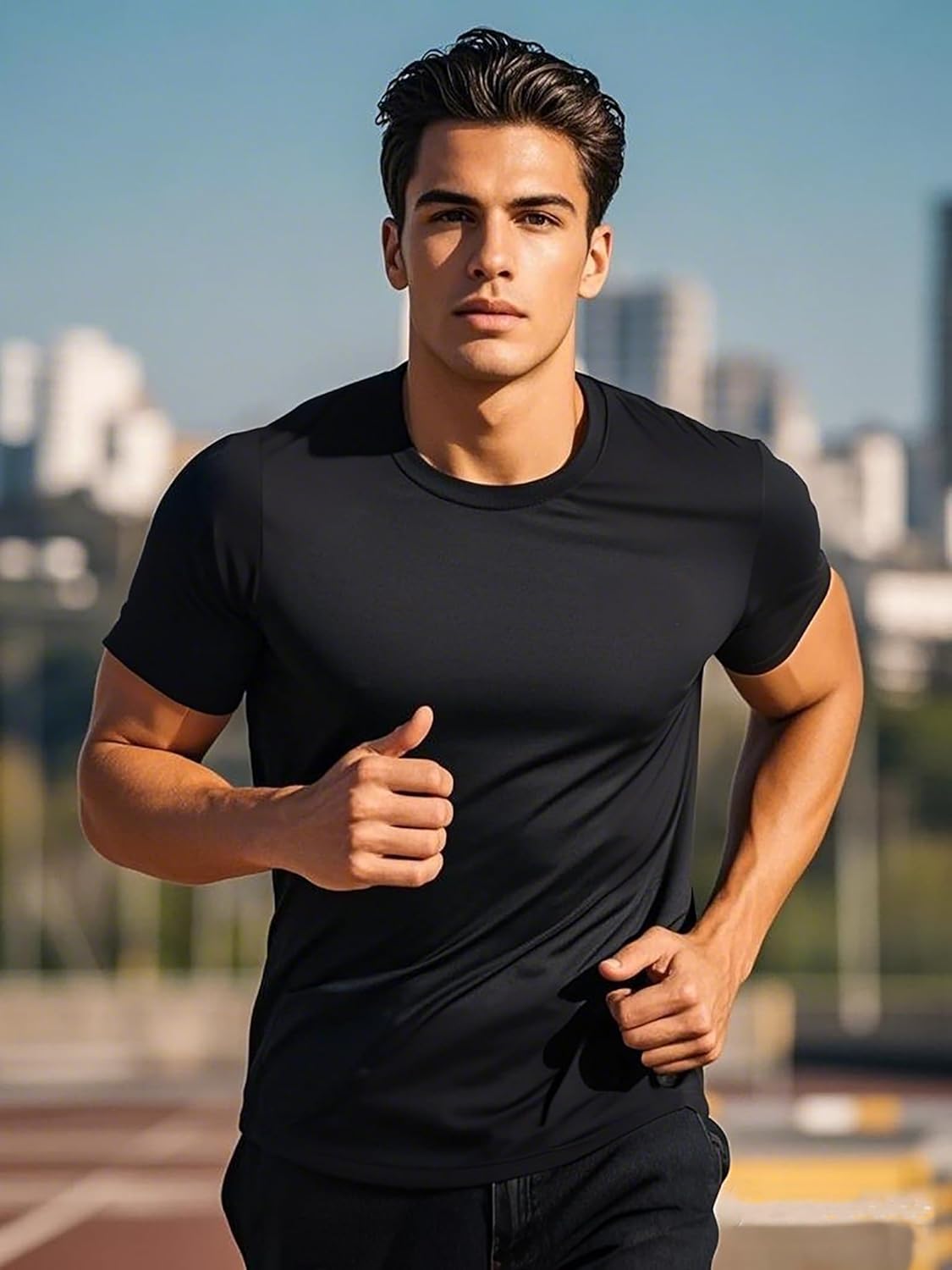 Skiennix Men's Long Sleeve Shirts - UV Sun Protection Quick Dry Athletic Tee | 7 Pack