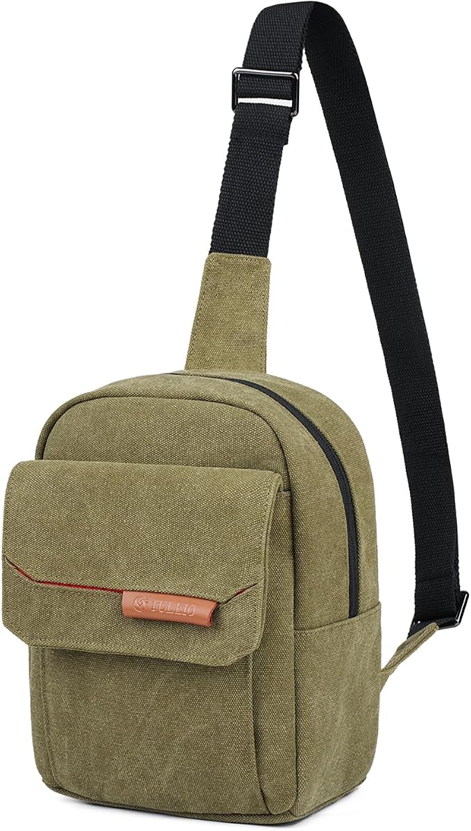 TULLIO Small Camera Bag, Lightweight Camera Sling Bag Waterproof