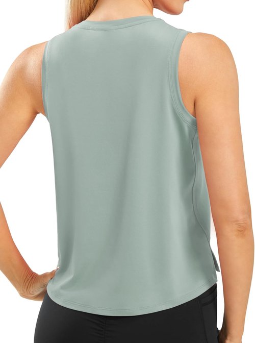 JOYSPELS Ice Silk Workout Tank Tops - Cool-Dry Sleeveless Yoga Shirts for Women | Loose Fit