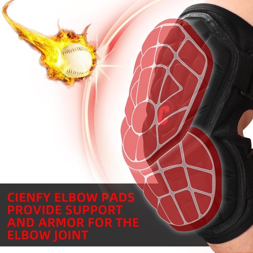 Cienfy Elbow Guards for Baseball & Softball - Youth & Adult Forearm Protection Pads