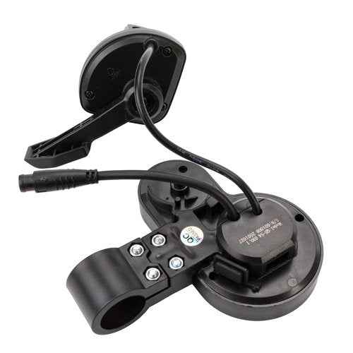 KH866 Electric Scooter Thumb QS-S4 Throttle with LCD Display 36-60V Panel and Speed Gear Power Mode Compatible with Zero 8 9 10 8X 10X Controller Twist Throttler 6 Pin, Kit Display Parts