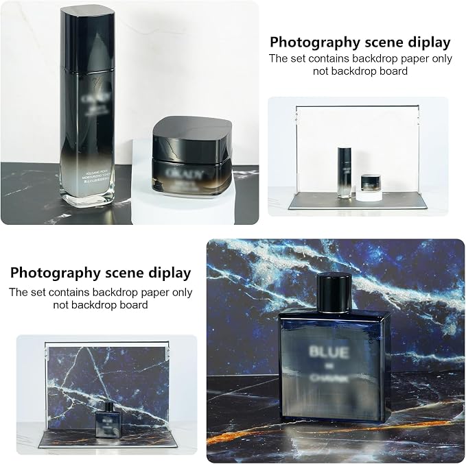 12PCS 12Patterns Product Photography Backdrops, Photo Backdrop Double Sided