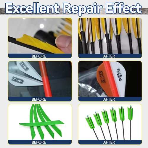 Fletching Glue by [Brand Name] - Instant Clear Adhesive for Carbon Arrows | 30g for Vanes & Feathers