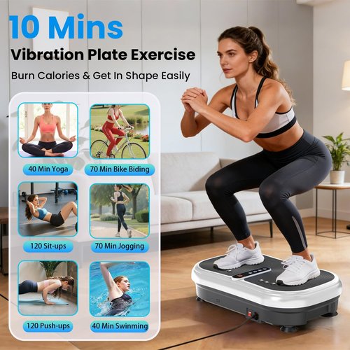 AXV Vibration Plate - Full Body Fitness Machine for Weight Loss | Shaking Exercise Platform