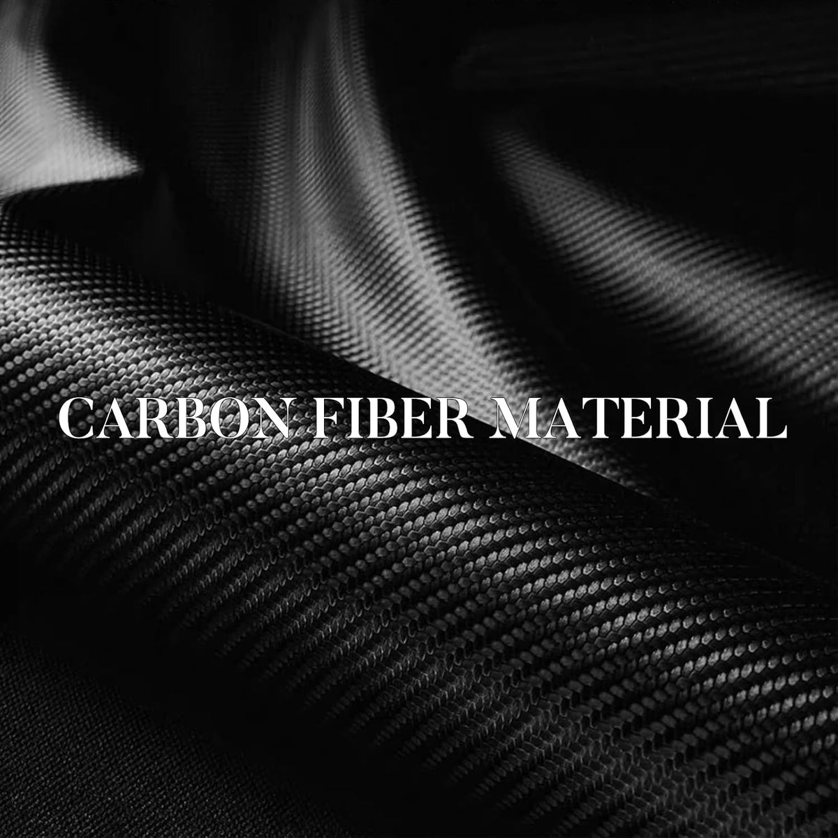 Carbon Fiber Steering Wheel Cover 3pcs Grip 15 inch Universal Black