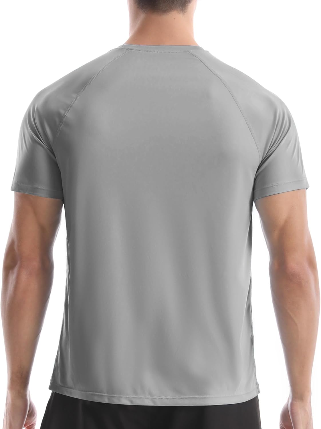 Roadbox Men's Rash Guard - UPF 50+ UV Protection Swim Shirt | Quick Dry Lightweight Beach T-Shirt