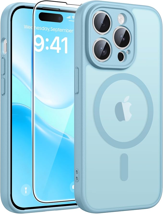 FNTCASE for iPhone 14 Pro Case: Translucent Matte Cases