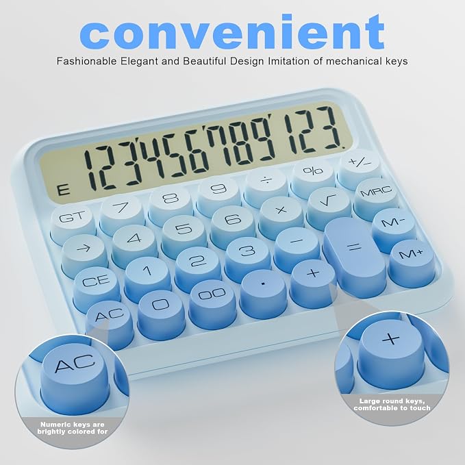 DECKLIT Battery Desk Calculator